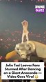 Taiwanese pop icon Jolin Tsai goes viral after performing atop a massive 30-meter snake-head stage during her “Pleasure” World Tour. The spectacular opening shows took place in Taipei