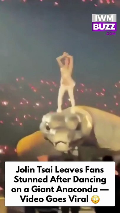 Taiwanese pop icon Jolin Tsai goes viral after performing atop a massive 30-meter snake-head stage during her “Pleasure” World Tour. The spectacular opening shows took place in Taipei
