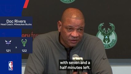 'Giannis is frustrated, but he's handling it' - Rivers