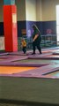 My Best Friend is Hilarious! Bouncing a Toddler on a Trampoline Gone Wrong 😜