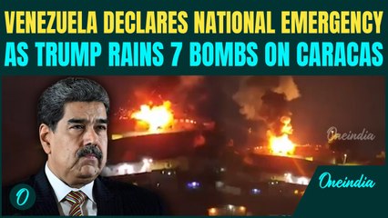 WAR EMERGENCY In Venezuela| Trump DROPS 7 Bombs On Venezuela,BACK-TO-BACK Explosions in Caracas