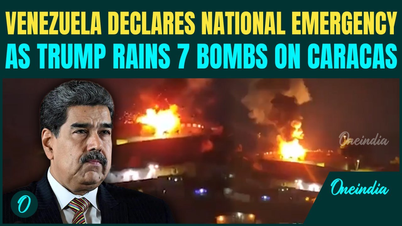 WAR EMERGENCY In Venezuela| Trump DROPS 7 Bombs On Venezuela,BACK-TO-BACK Explosions in Caracas