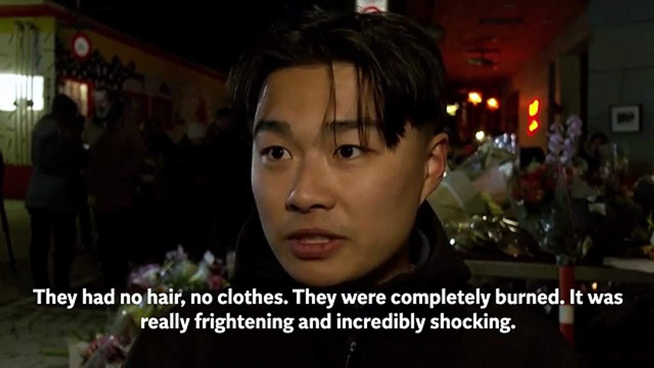 Witness to Swiss blaze ‘shocked for life’ after seeing victims burning