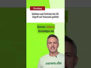 Soldaten und Zivilisten bei US-Angriff auf Venezuela getötet