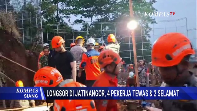 Empat Pekerja Tertimbun Longsor di Jatinangor Ditemukan Meninggal Dunia, Operasi Tim SAR Ditutup