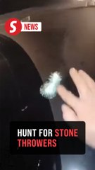 Police hunting down culprits who threw stones at vehicles on WCE