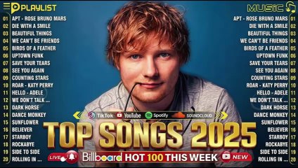 Billboard Pop Songs 2026 Playlist 💎Bruno Mars, Ed Sheeran, The Weeknd, Rihanna, Sia, Adele, Dua Lipa - Join (2)