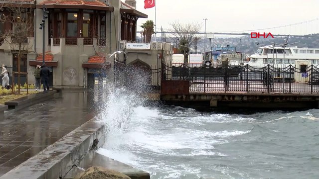 İstanbul'da lodos etkili oluyor
