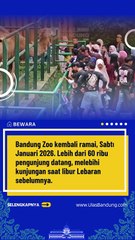 Bandung Zoo Jadi Destinasi Favorit Keluarga, Ribuan Warga Nikmati Tiket Gratis Saat Libur Tahun Baru 2026