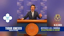 Deputații S.O.S. România votează Moțiunea de Cenzură!
