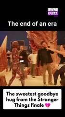 A glimpse behind the scenes with Millie Bobby Brown & Jamie Campbell Bower from the Stranger Things finale. How did you feel about the show’s ending?