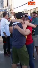 #Internacional | Venezolanos que residen en chile han salidos a las calles de Santiago a celebrar la captura de Nicolás Maduro por parte de Estados Unidos.      Fuente: @meganoticiascl