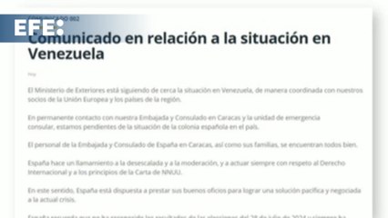 España se ofrece a mediar en la crisis de Venezuela para lograr una solución pacífica