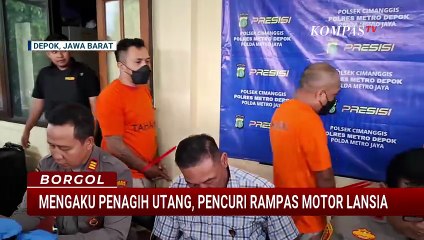 Modus Jadi Debt Collector, Empat Spesialis Pencuri Motor Ditangkap di Depok | BORGOL