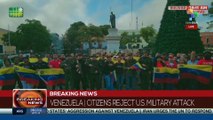 Citizens rejects US military attack against Venezuela