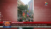 Citizens of Caracas reject US military attack against Venezuela