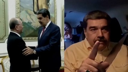 Las imágenes de la última aparición de Nicolás Maduro antes de ser capturado por Estados Unidos