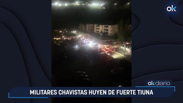 Militares chavistas huyen de Fuerte Tiuna