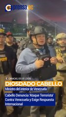 Cabello Denuncia 'Ataque Terrorista' Contra Venezuela y Exige Respuesta Internacional