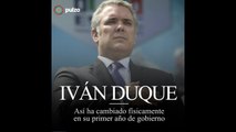 Iván Duque, así ha cambiado físicamente en su primer año de gobierno