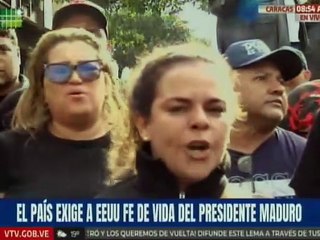 Rodbexa Poleo: Desde las calles de Caracas exigimos que nos devuelvan a nuestro pdte. Nicolás Maduro