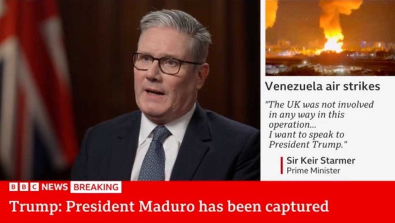 Keir Starmer says ‘UK not involved’ in strikes on Venezuela