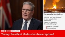 Keir Starmer says ‘UK not involved’ in strikes on Venezuela