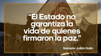 FARC denuncia que el Estado no garantiza la vida de quienes firmaron la paz