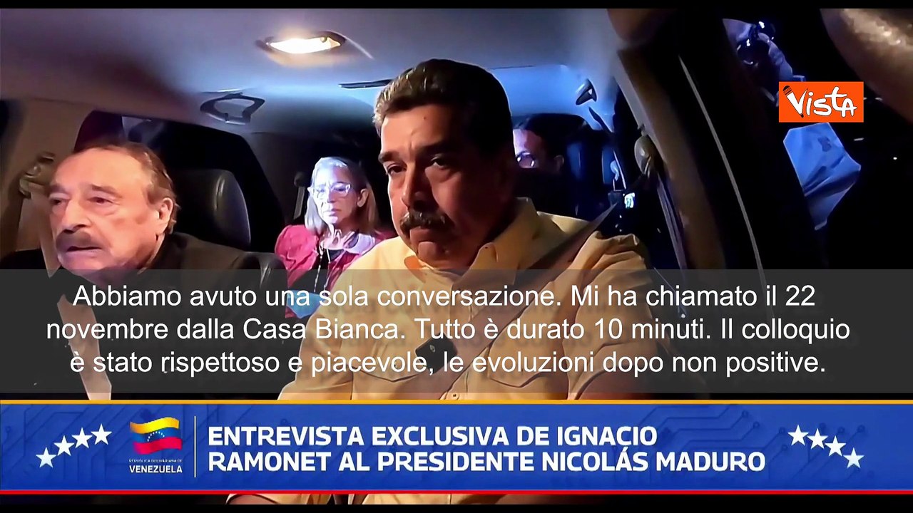 Maduro prima dell'attacco: Il Venezuela un Governo amico per gli Stati Uniti