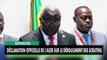 [#Reportage] Élections 2025 : déclaration officielle de l’ACER sur le déroulement des scrutins