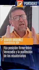 fija posición firme sobre Venezuela y la protección de los ecuatorianos