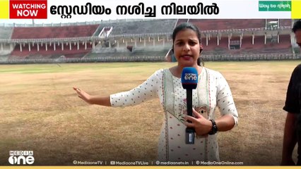 ഇന്ത്യൻ സൂപ്പർ ക്രോസ്; ഫൈനലിനു ശേഷം കോഴിക്കോട് കോർപറേഷൻ സ്റ്റേഡിയത്തിലെ പുൽത്തകിടി നശിച്ചു..