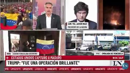 El mensaje de Milei tras la captura de Maduro: “Significa la caída del régimen de un dictador”