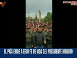 Yaracuy | Perfecta fusión cívico -militar-policial exigen fe de vida del presidente Nicolás Maduro