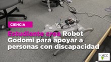 Estudiante crea Robot Godomi para apoyar a personas con discapacidad