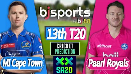 SA20 2025-26 | MI Cape Town vs Paarl Royals 13th T20 Match Preview |