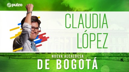 Claudia López primera alcaldesa electa en la historia de Bogotá