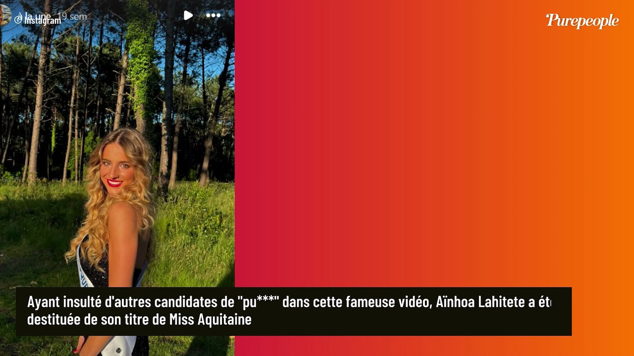 Après sa vidéo à Miss France 2026 et sa destitution, Aïnhoa Lahitete (ex-Miss Aquitaine) sort du silence : "Ce que je veux dire aujourd’hui..."