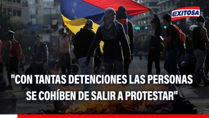 Roison Figueroa: "Con tantas detenciones las personas se cohíben de salir a la calle a protestar"