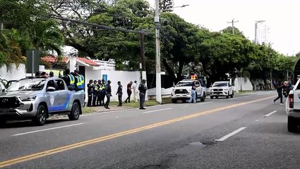 Así luce la embajada de Venezuela en República Dominicana tras captura de Nicolás Maduro