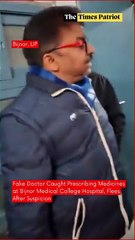 Fake Doctor Caught Prescribing Medicines at Bijnor Medical College Hospital, Flees After Suspicion