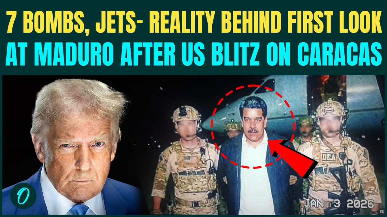 SHOCKING FIRST IMAGE Of Maduro CAPTURED By Trump Out? BIG Reveals as US Jets Drop 7 Bombs in Caracas