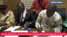 Voici le déroulement de la signature du protocole d’accord entre l’intersyndicale de l’Education et le gouvernement