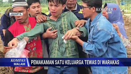 Tangis Keluarga Iringi Pemakaman Ibu dan Dua Anak yang Tewas di Kontrakan Warakas