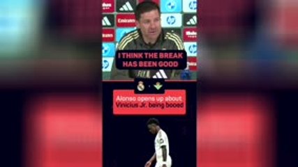 How has Vinicius reacted to being booed by Madrid Fans? - Alonso speaks out