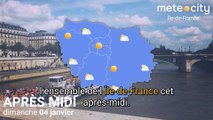 Bulletin météo Île-de-France du dimanche 04 janvier 2026