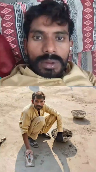 دیکھیں مستری پلستر کر رہا ہے اپ کو اس کی پکچر یہ ویڈیو اچھی لگے لائک کمنٹ کرنا