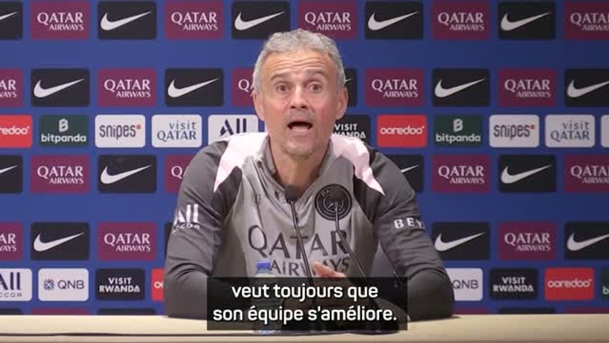 PSG : Luis Enrique - "Un derby, c'est toujours spécial et particulier"