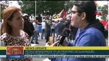 Venezuelan citizen: “Let us seek peace, not war”