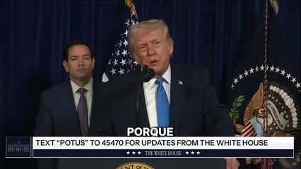Trump asegura que la riqueza extraída de la explotación petrolera irá a "la gente venezolana" y a EEUU como reembolso por daños causados